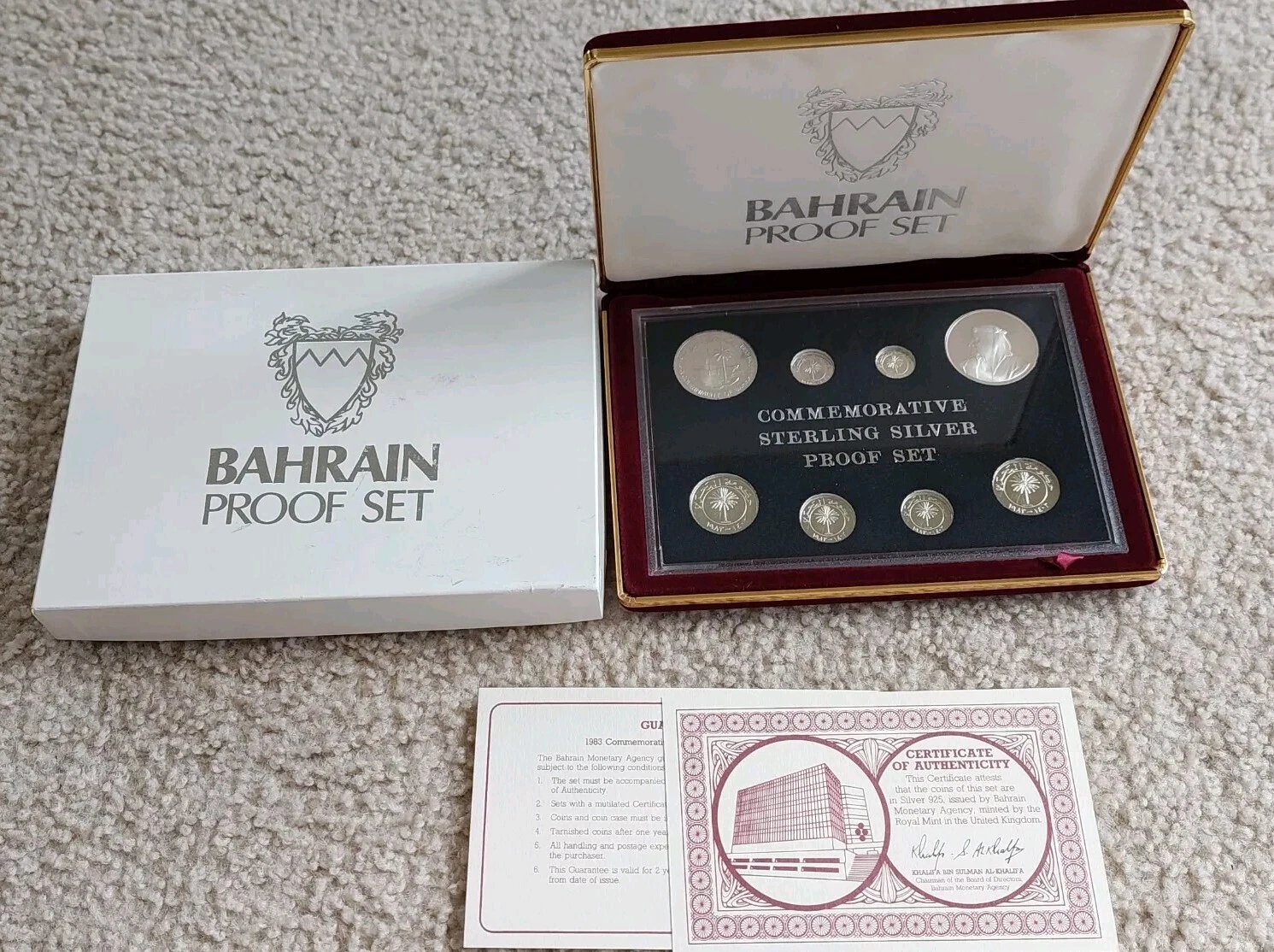 Bahrain 1983 Proof Set